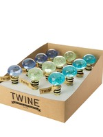 Twine *Asstd Sea Glass Bottle Stoppers-Design