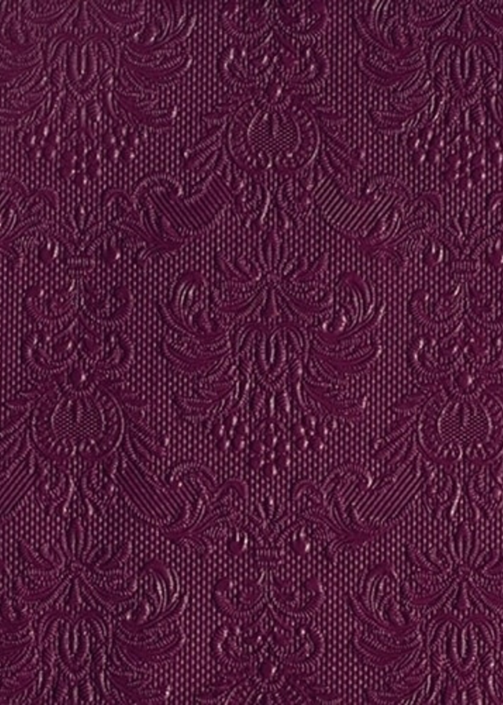 *Berry Embossed Lunch Napkin -Elegant