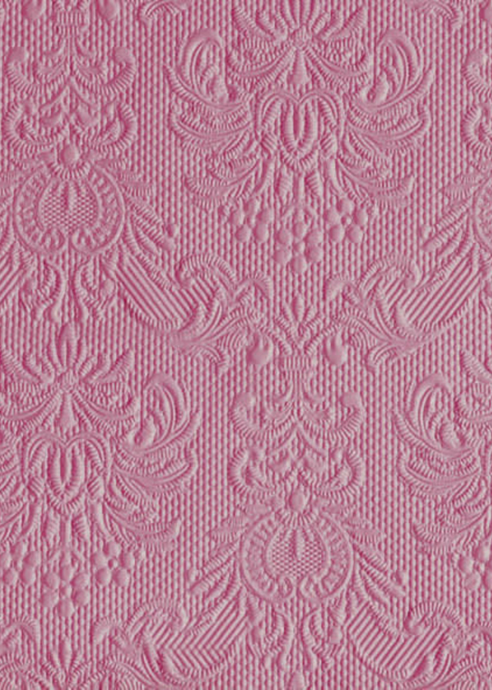 *Pale Rose Embossed Lunch Napkin -Elegant