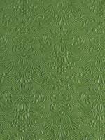 *15pk Summer Green Embossed Elegance Lunch Napkin -Elegant