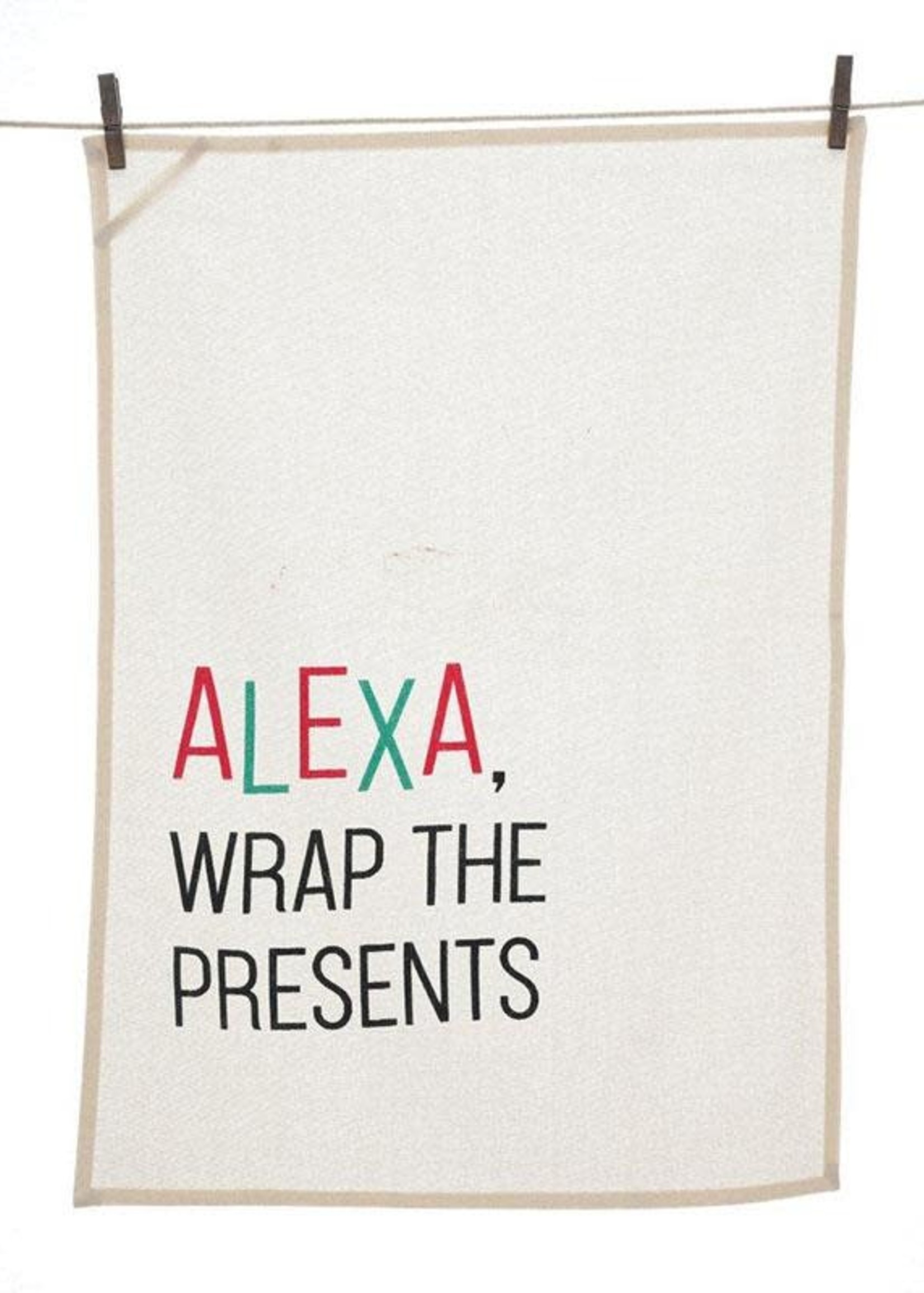 *Alexa Wrap Presents Tea Towel-Koppers