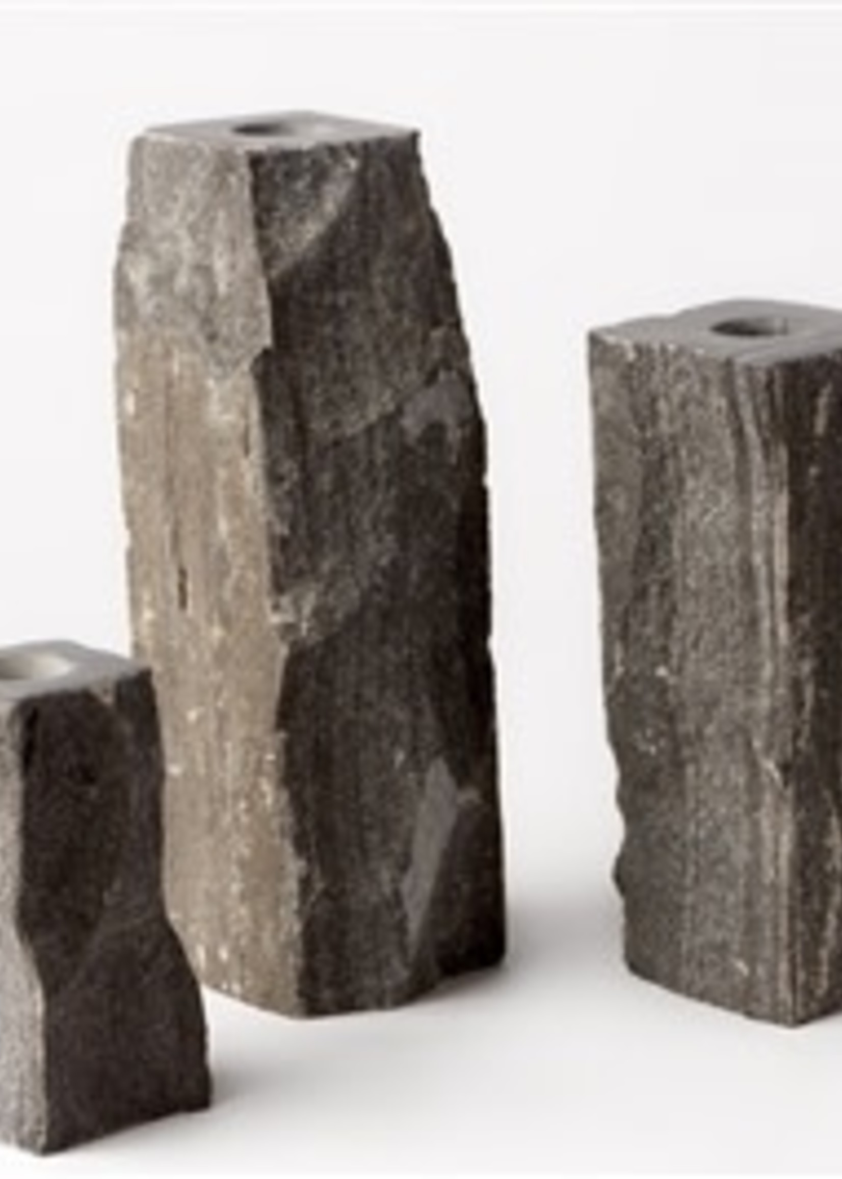 *s/3 Rock Hewn Candle Holders BIDK-Spruce