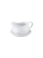 *White Ceramic Gravy Ladle-Wizard