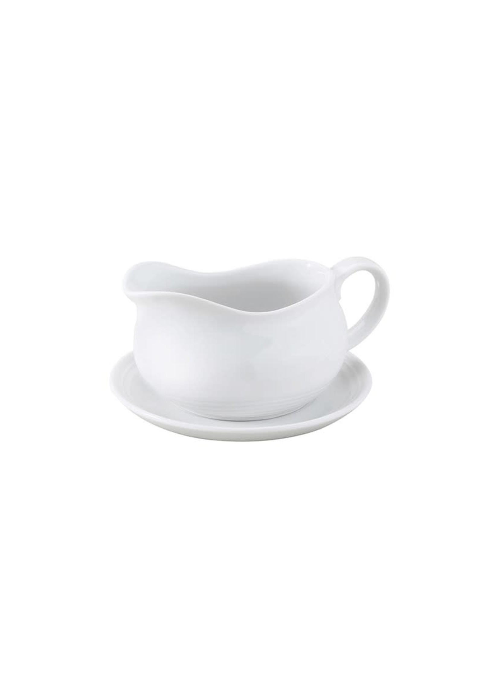 *White Ceramic Gravy Ladle-Wizard