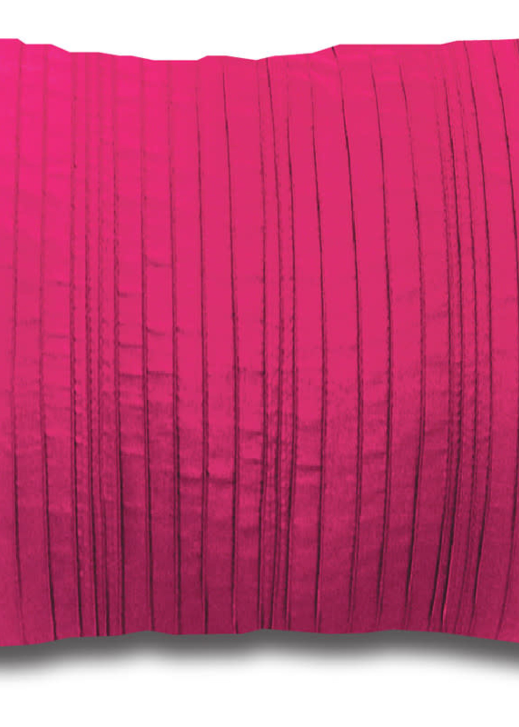 *18" Fuschia Spun Silk Cushion-RJS*