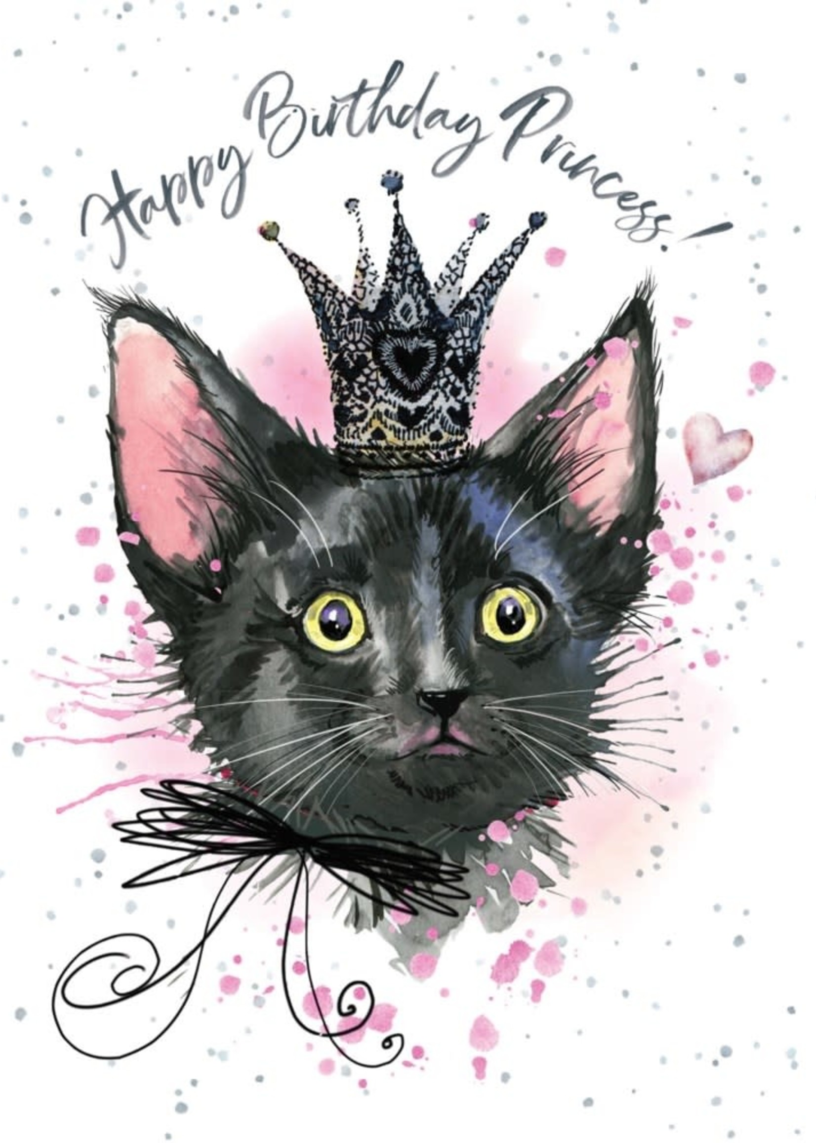 *Princess Birthday Card-Bella Flor