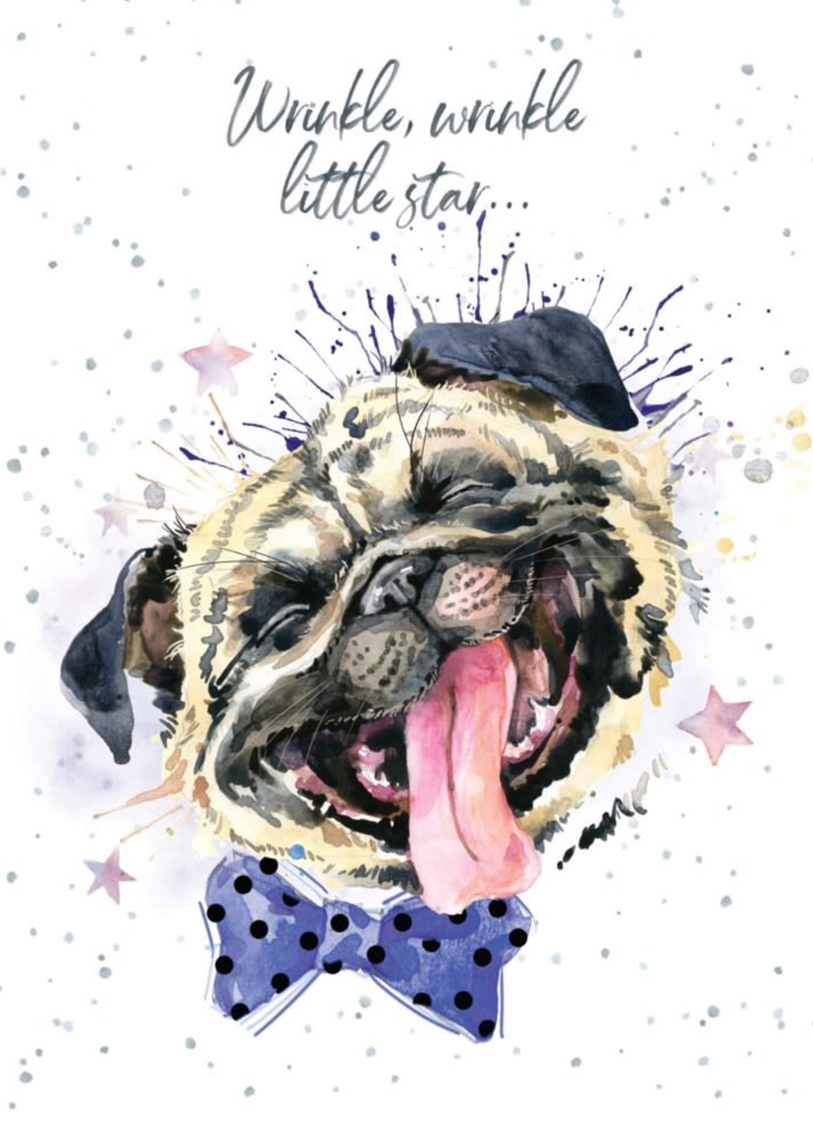 *Wrinkle Wrinkle Birthday Card-Bella Flor