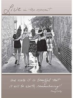 *Girlfriends From Behind Birthday Card-Bella Flor
