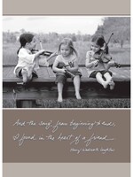 *Girls Playing Violins Birthday Card-Bella Flor