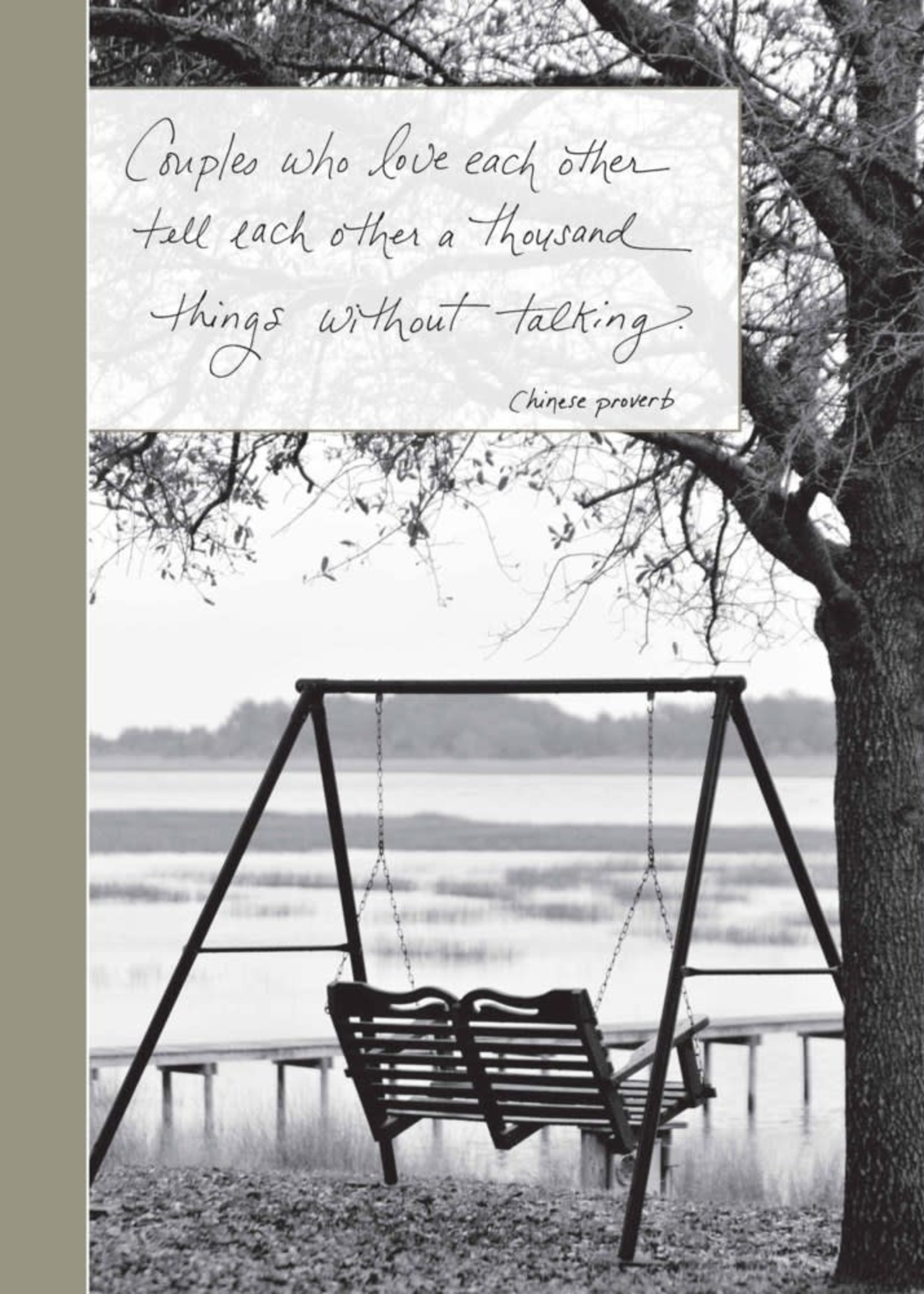 *Two Seater Swing Anniversary Card-Bella Flor