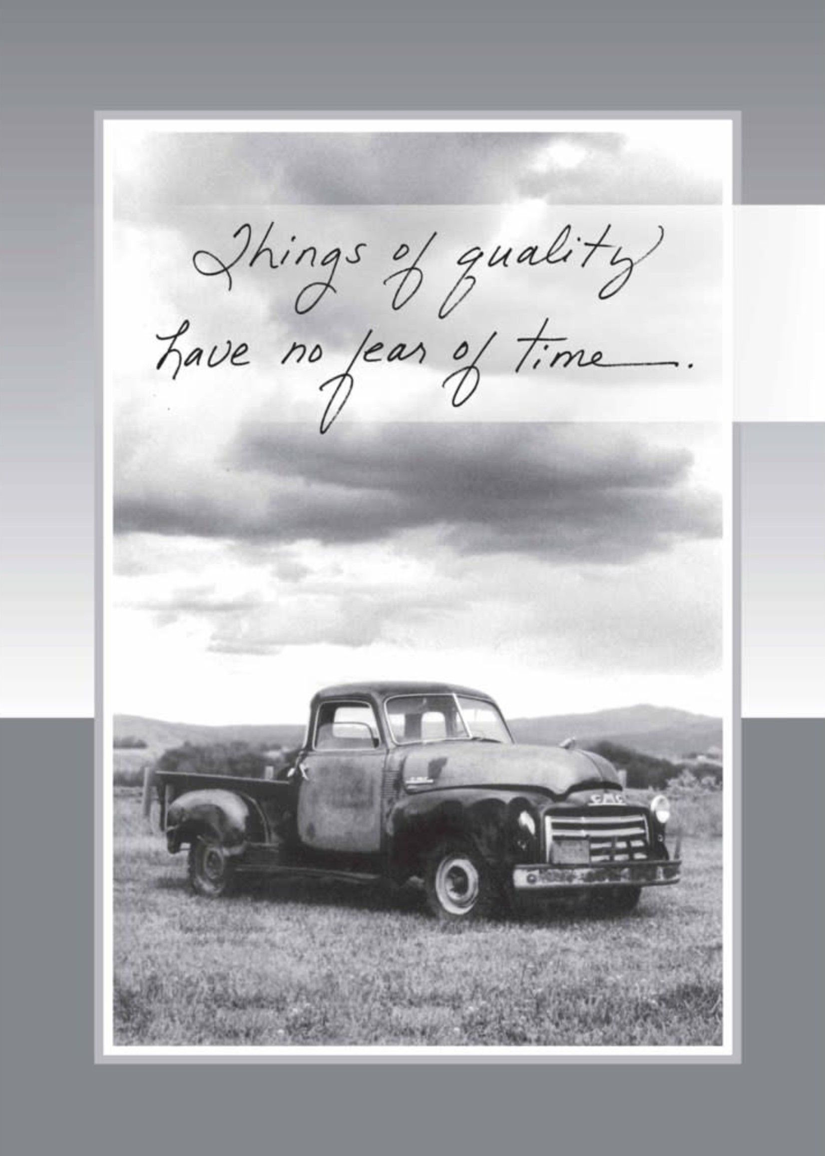 Bella Flor *Old GMC Truck Birthday Card-Bella Flor