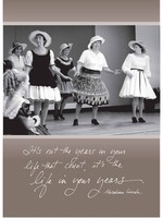 Bella Flor *Older Dancing Ladies Birthday Card-Bella Flor