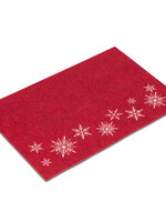 *Red Felt Snowflake Placemat-Abbott