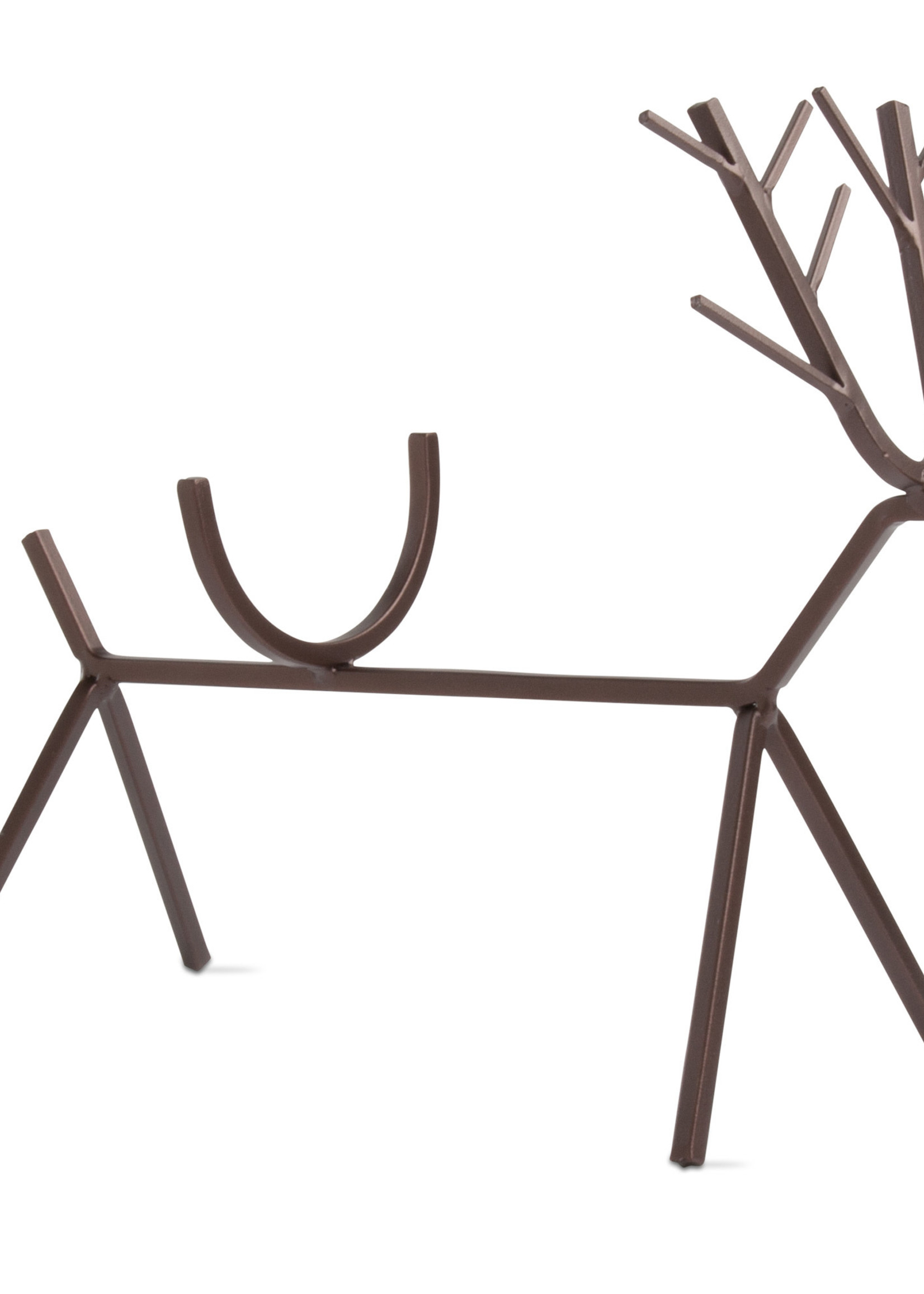 *Metal Wire Reindeer Bottle Holder Tag-Design Homes*