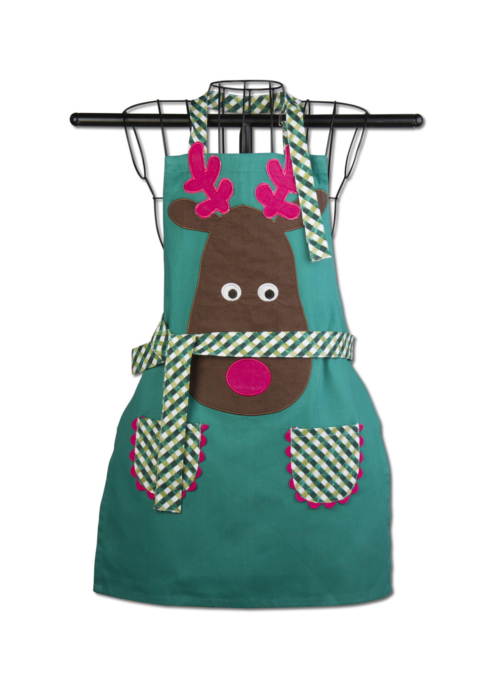 *Joyful Reindeer Child's Apron Tag-Design Home