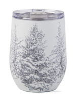 *Winter Sketch s/s Stemless Wine Glass Tag-Design Home