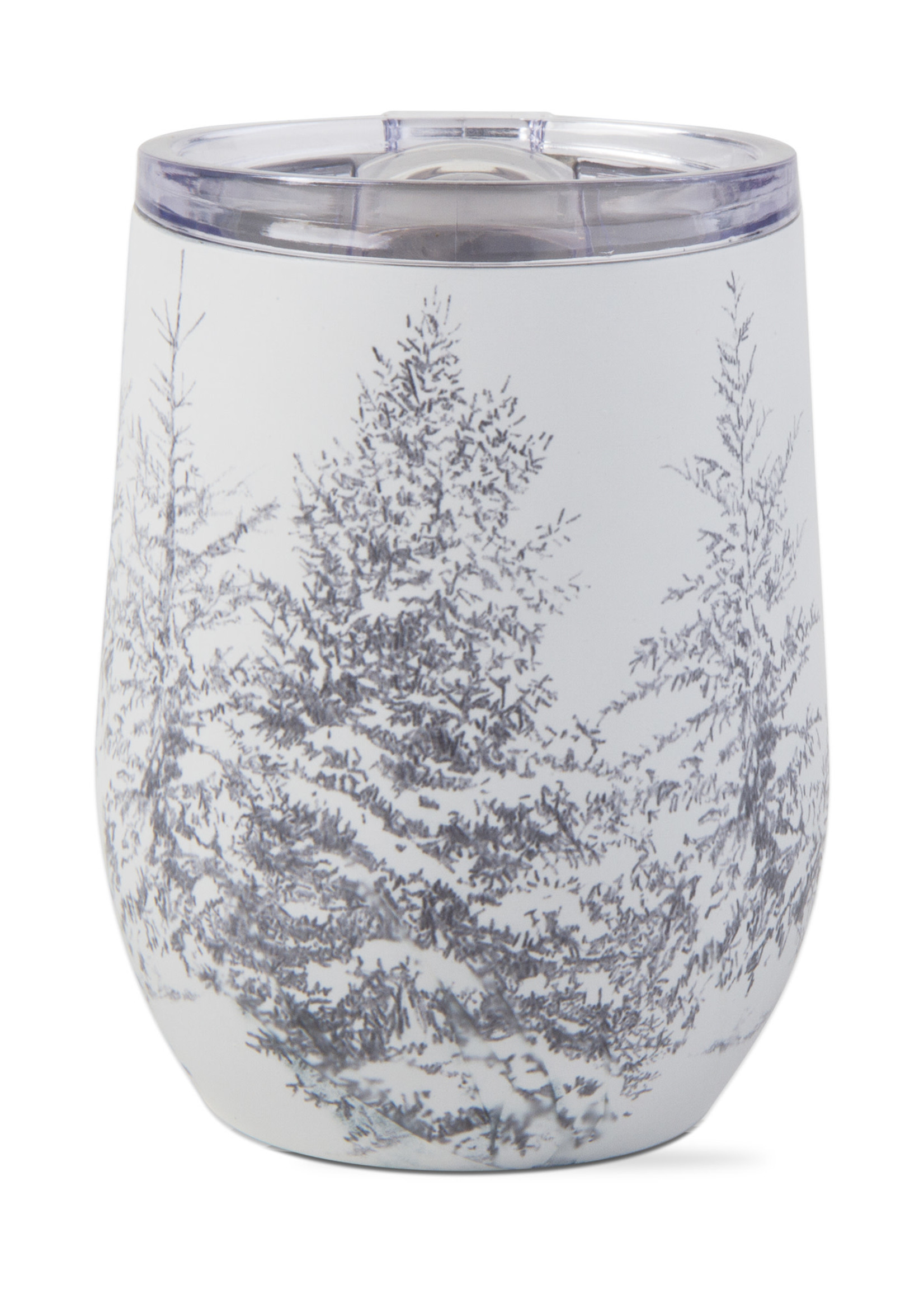 *Winter Sketch s/s Stemless Wine Glass Tag-Design Home