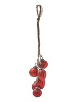 *Red Ornament Cluster Tag-Design Home*