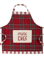 *Red Plaid mini Chef Apron Mud Pie-Design Home