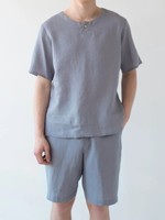 *Men's  Lg  Grey Pyjama Set Linen Tales-Spruce