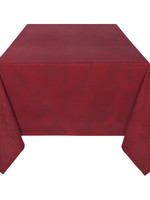 *60x90" Red Wintersong Jacquard Table Cloth-Danica