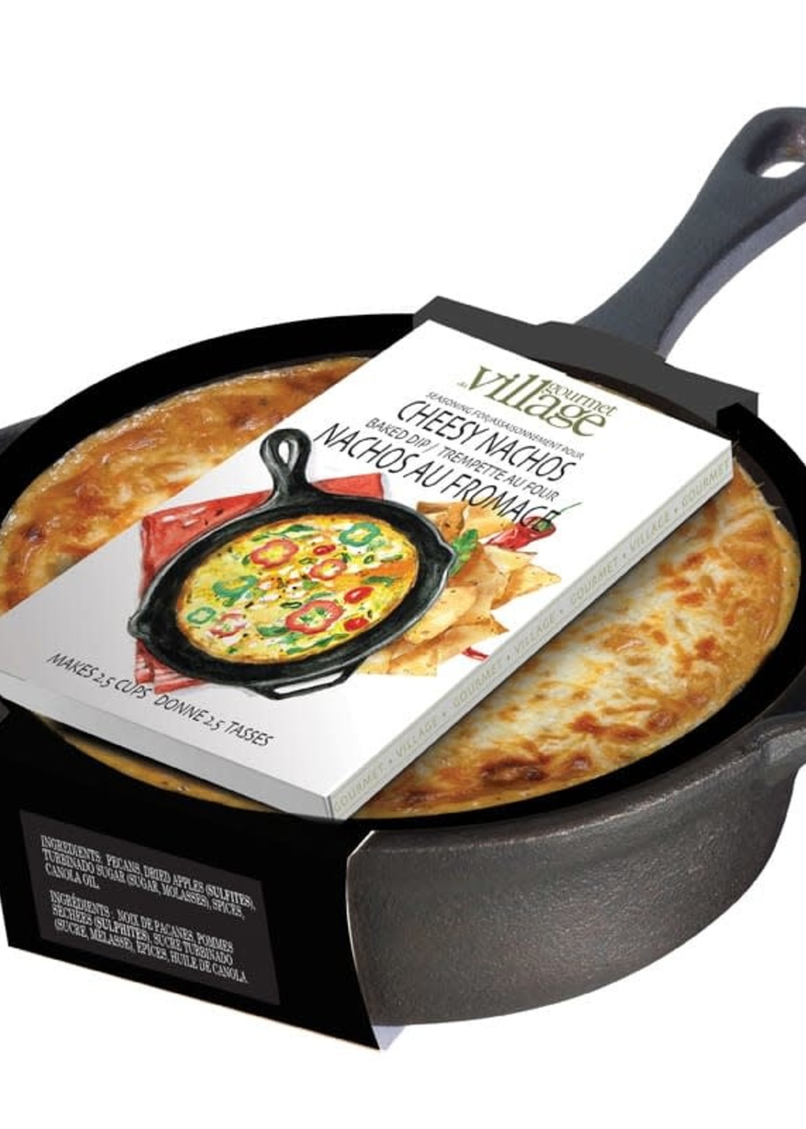 Gourmet du Village *Cheesy Nacho Dip in  Cast Iron Skillet- Gourmet Village