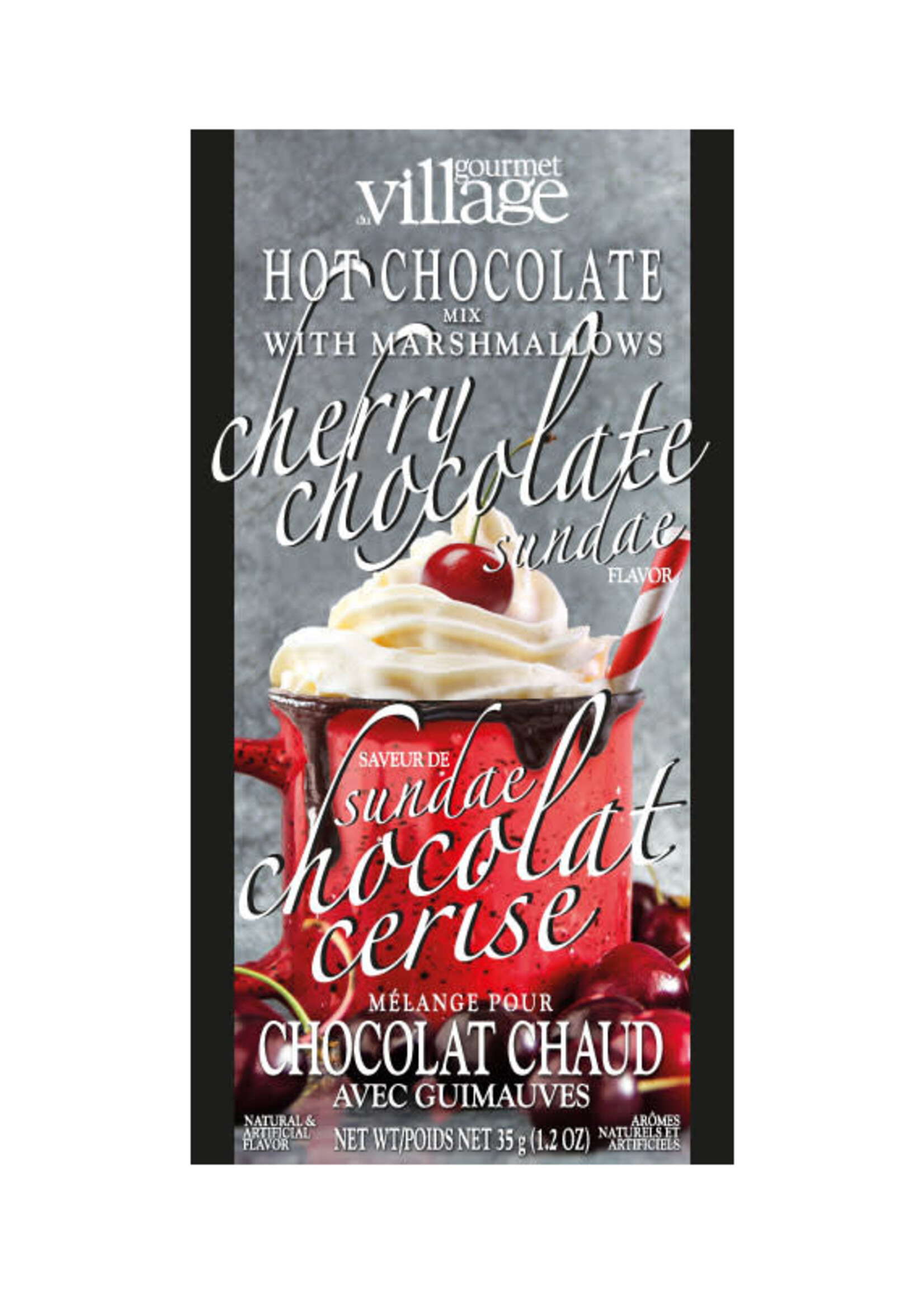 Gourmet du Village *mini Cherry Chocolate Sundae Hot Chocolate-Gourmet Village