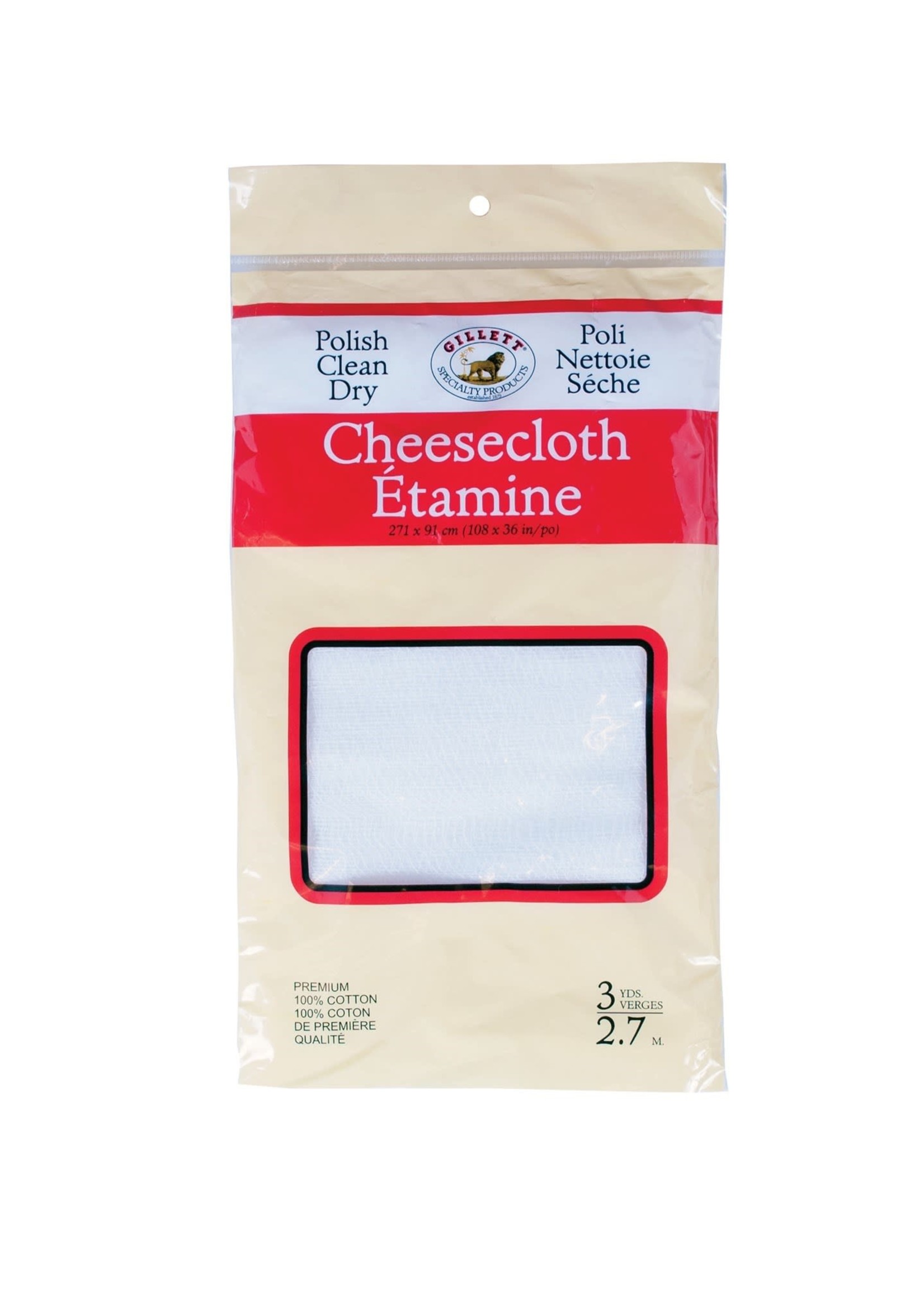 David Shaw Tableware *3yd Natural Cheese Cloth-David Shaw