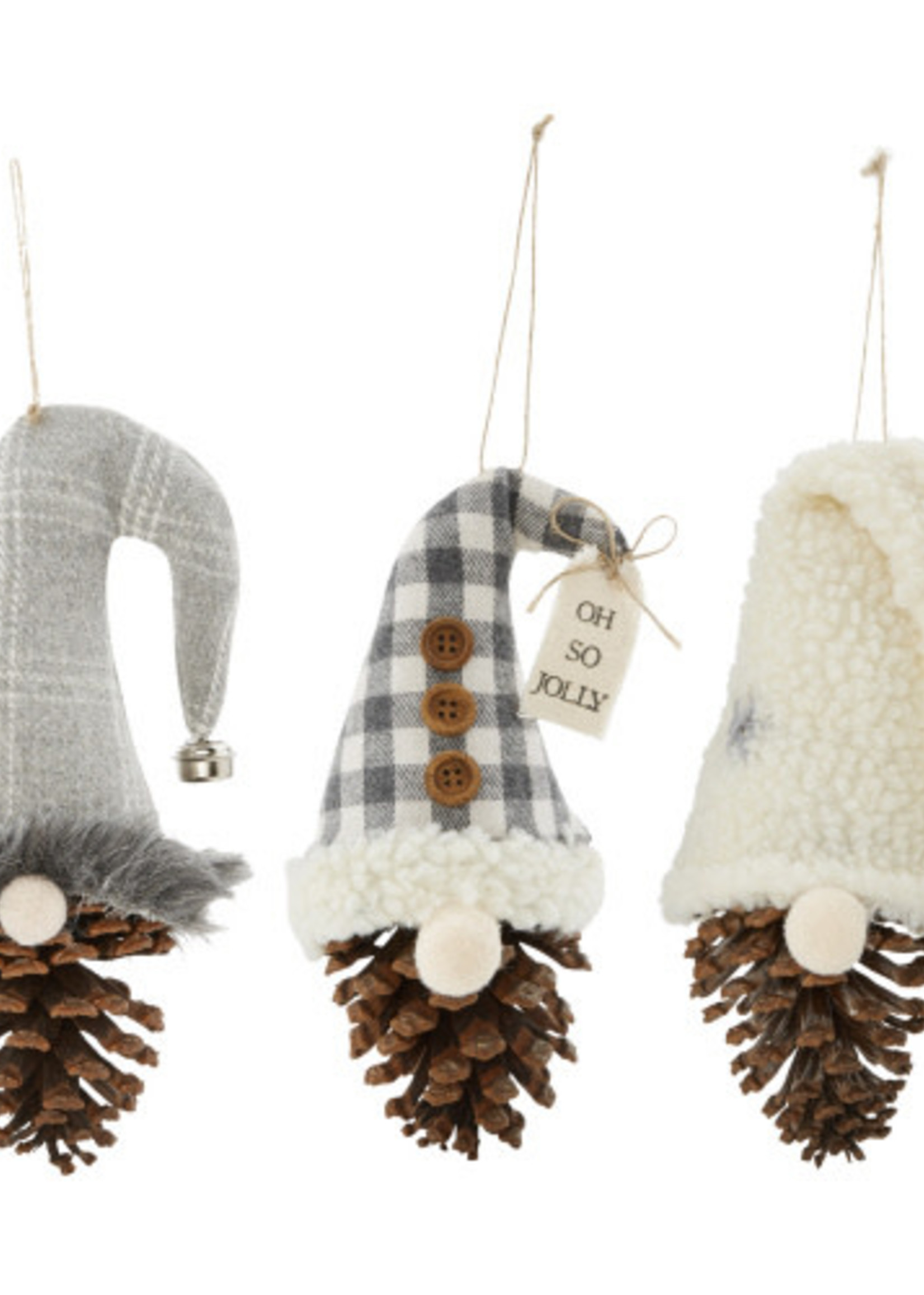 *Plaid Pinecone Gnome Ornament-Design Home*