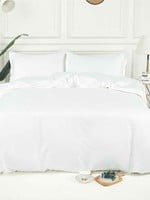 *Kg Ivory Bamboo Duvet Cover Set-Fabstyles