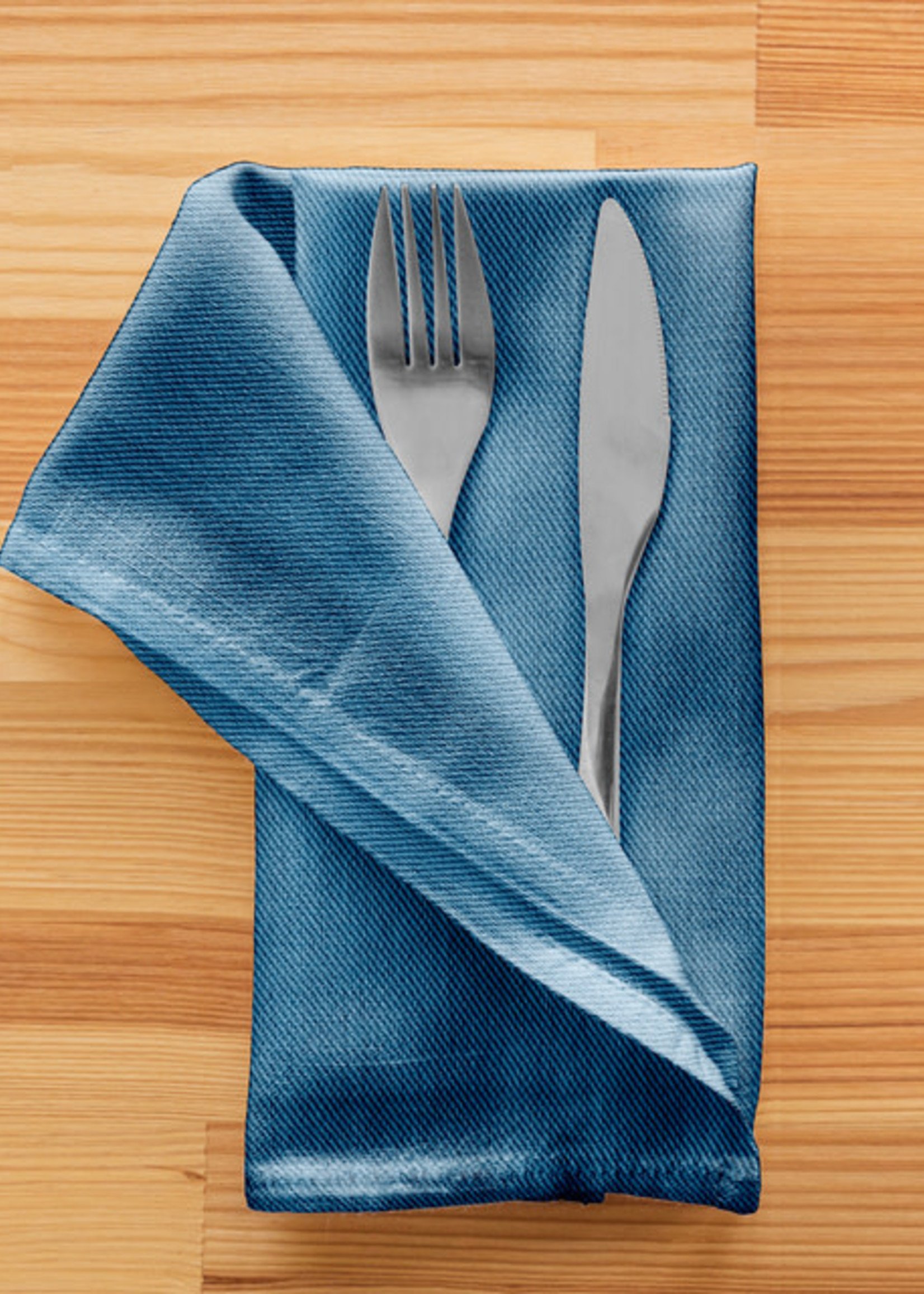 *s/4  Blue Casual Napkins-Fabstyles