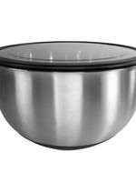 Kitchen Basics *5L Anti-Skid s/s bowl w/Clear Lid-Port-Style