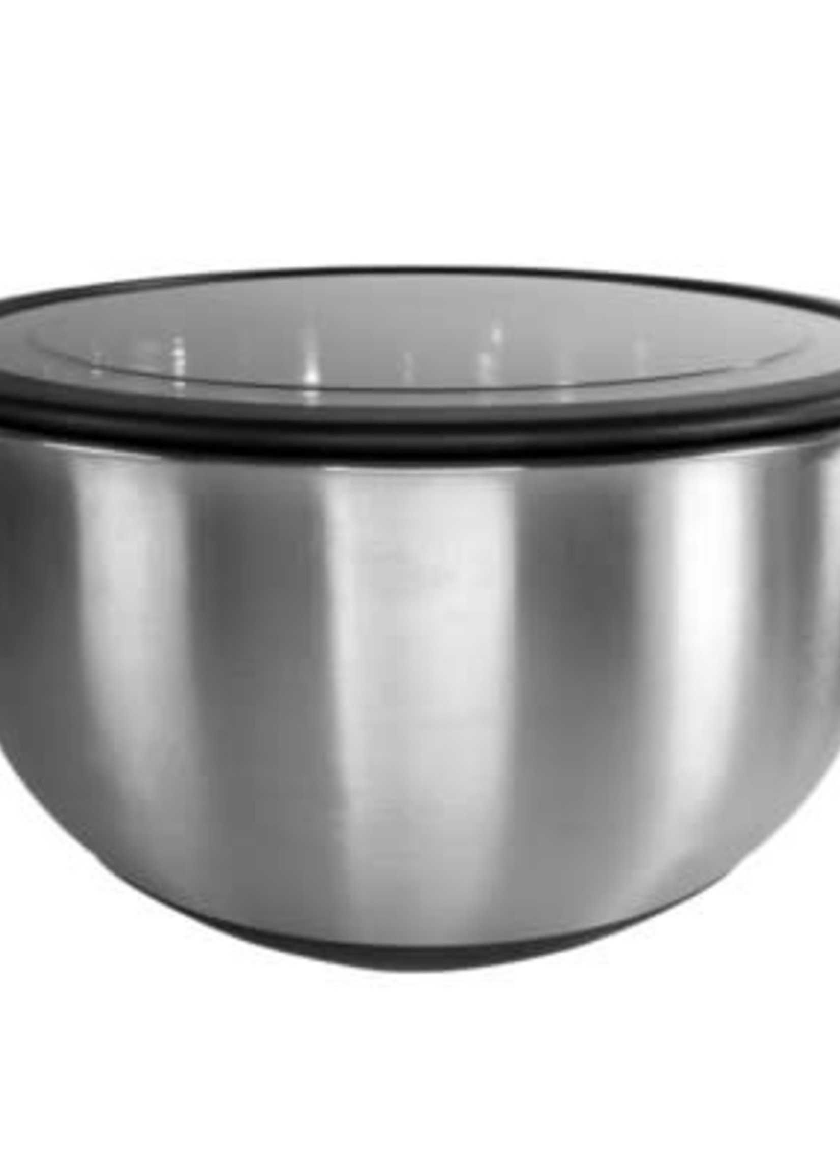 Kitchen Basics *5L Anti-Skid s/s bowl w/Clear Lid-Port-Style