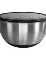 Kitchen Basics *3L Anti-Skid s/s Bowl w/Clear Lid-Port-Style