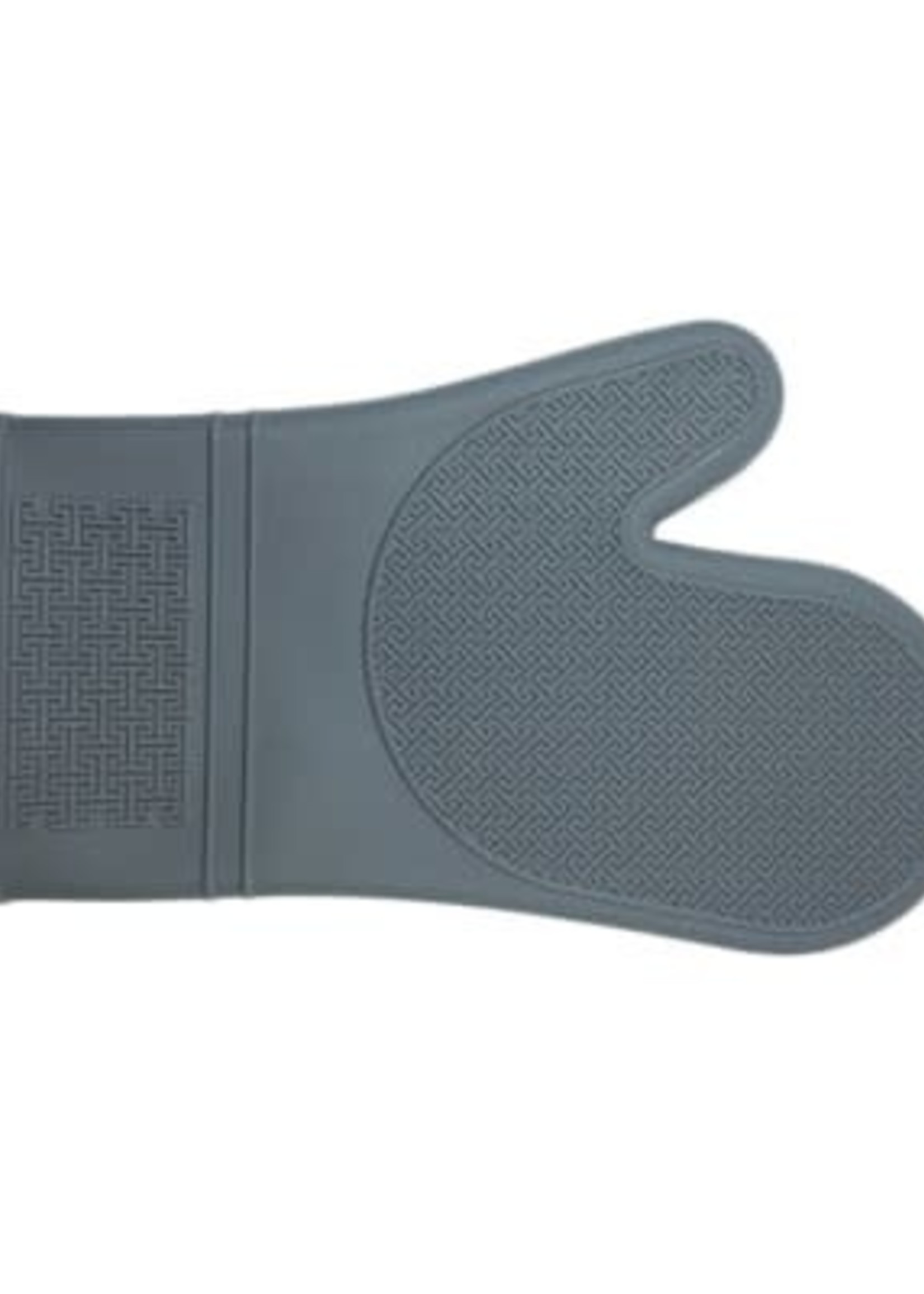 Kitchen Basics *Single Grey Silicone Oven Mitt-Port-Style