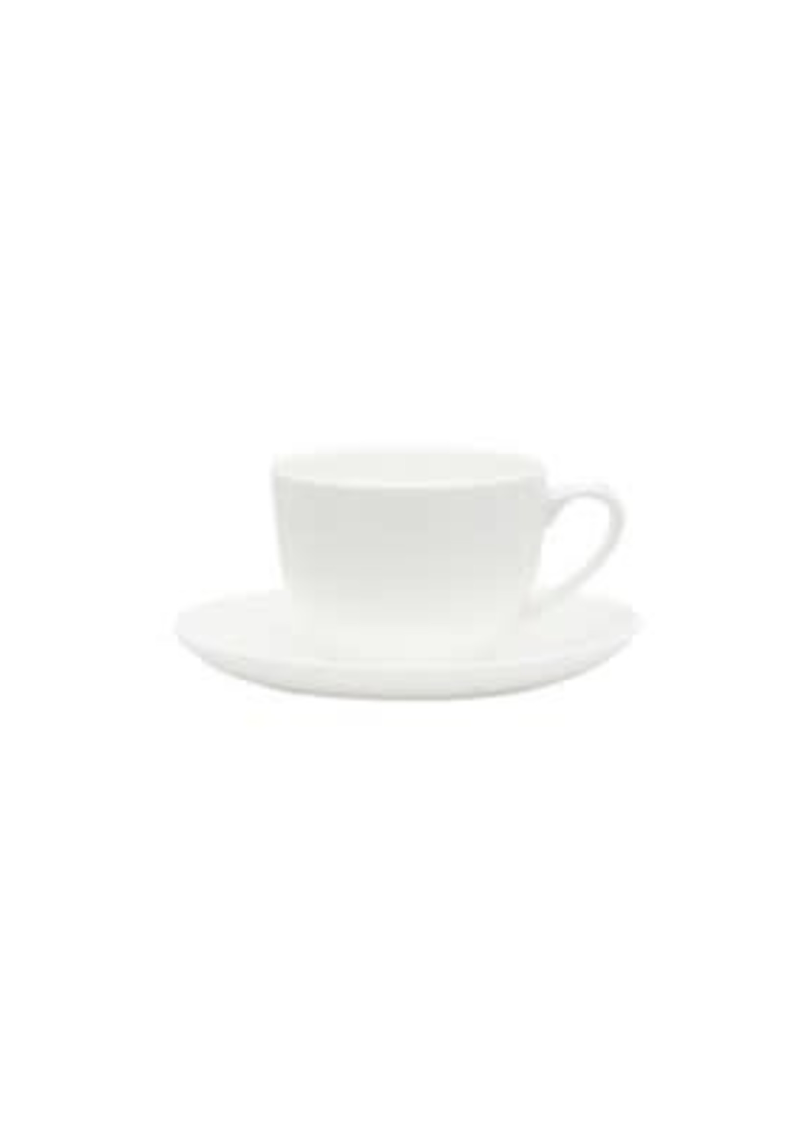 Red Vanilla *8oz White Bone China Cappuccino Cup/Saucer-Port-Style