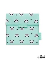 Roll'Eat *Turquoise Panda Reusable Snack Wrap-Port-Style