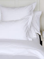 Cuddle Down *s/2 Qn White Percale Deluxe  Pillow Cases-Cuddle Down