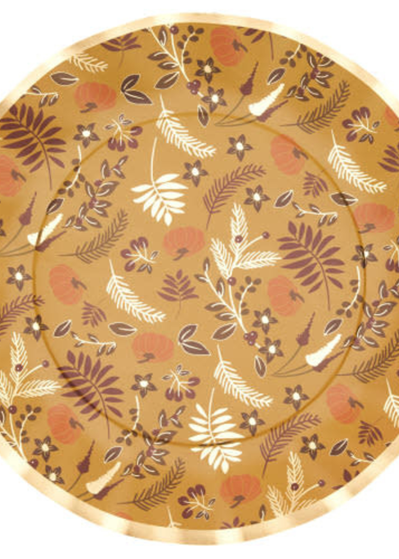 Sophisticate *s/8 Gold Harvest Dinner Plate-Sophisticate