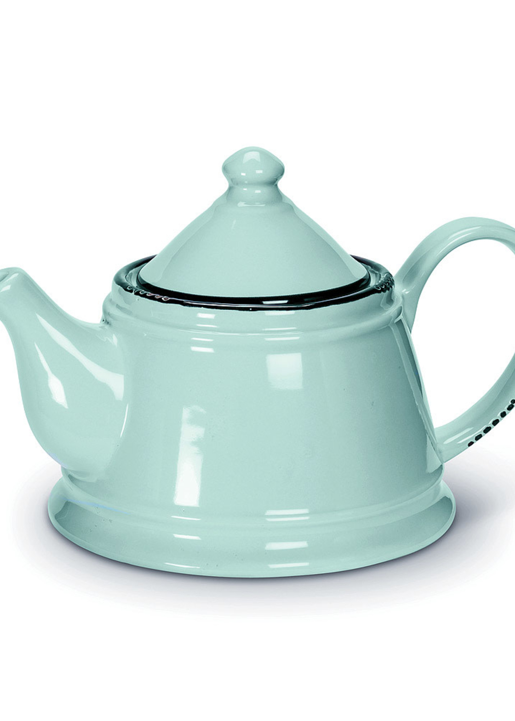 Abbott *32oz Mint Enamel Look Teapot-Abbott