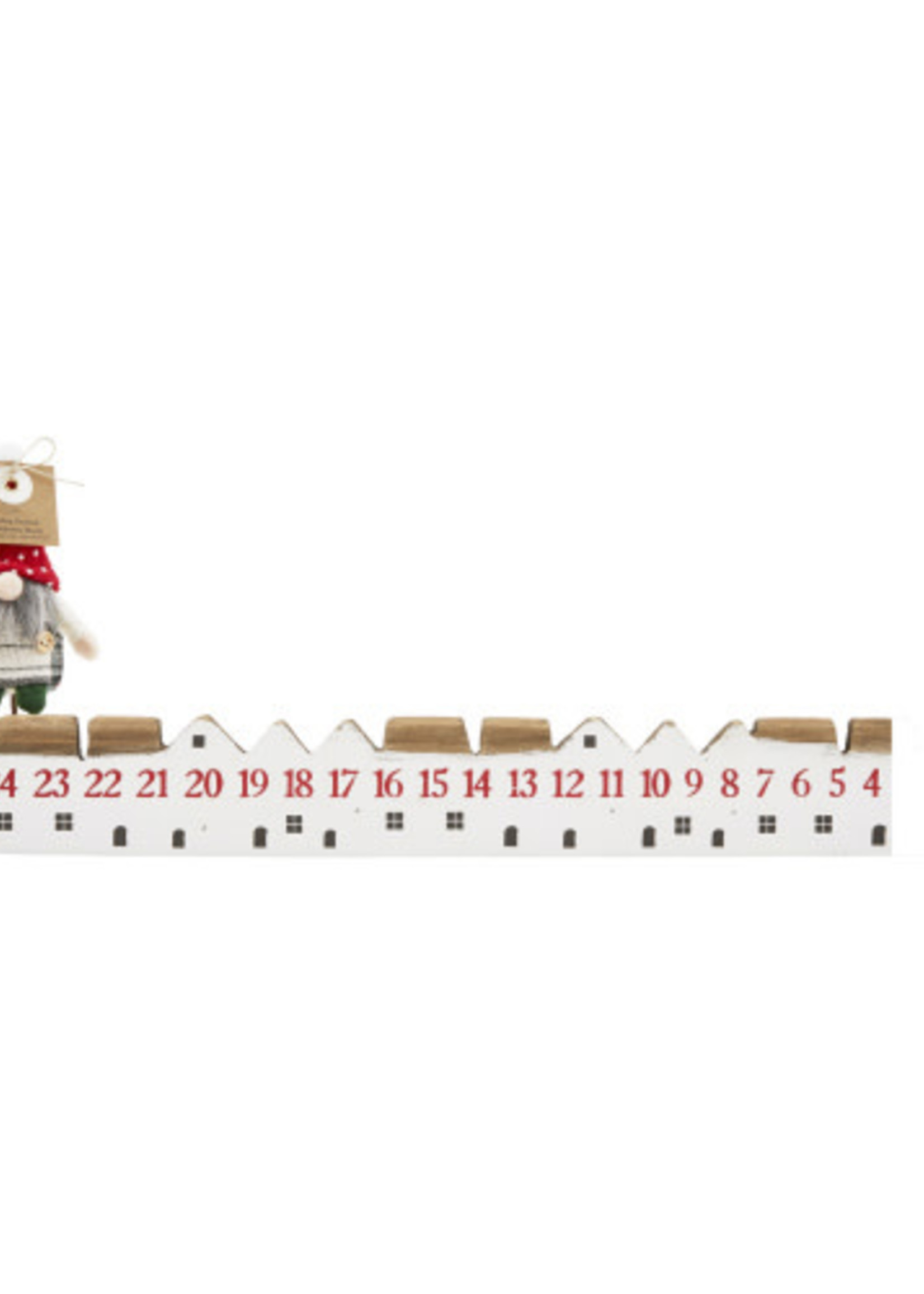 Mud Pie *Holiday Gnome Countdown Block-Design Home*