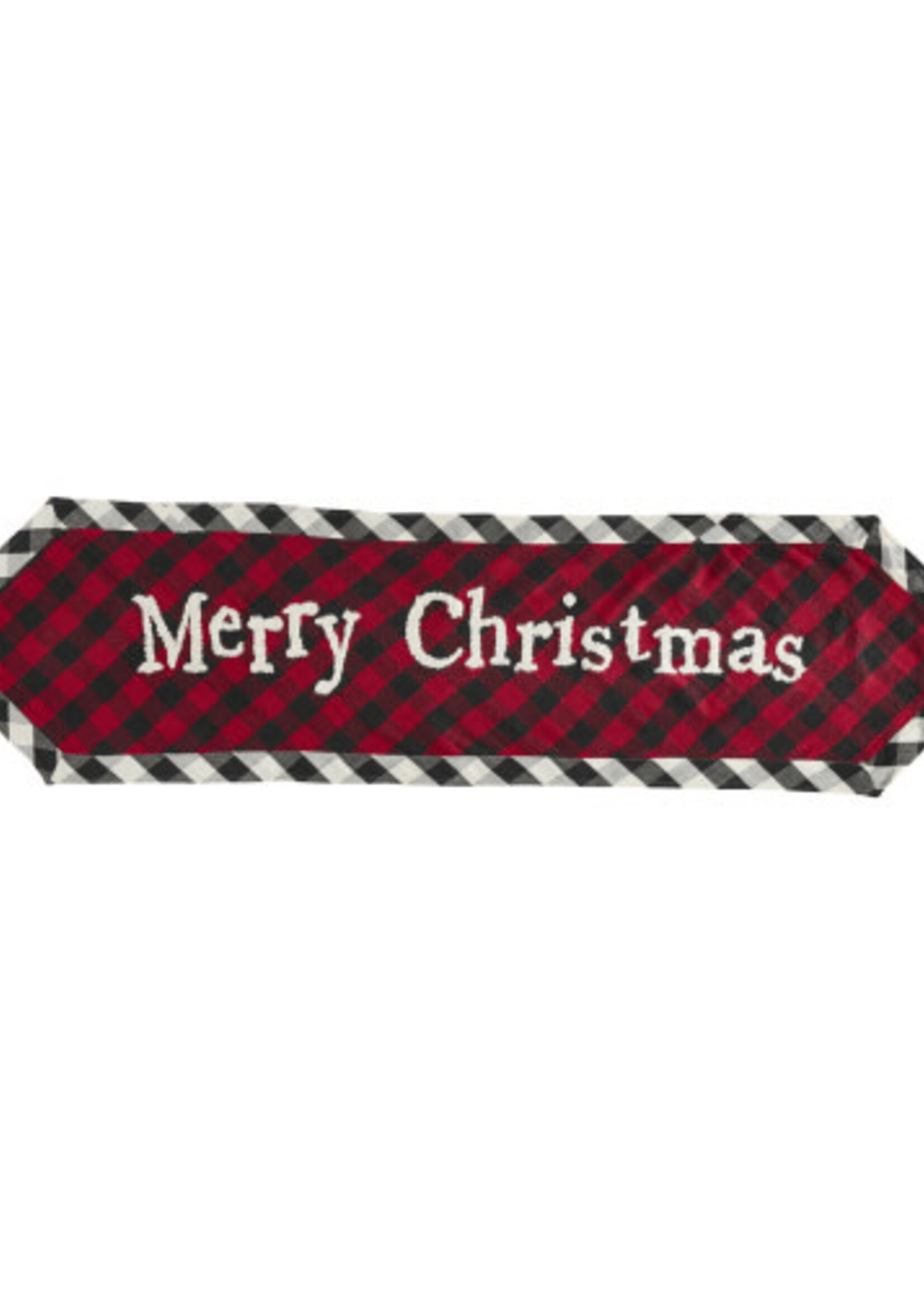 Mud Pie *Check Christmas Table Runner-Design Home