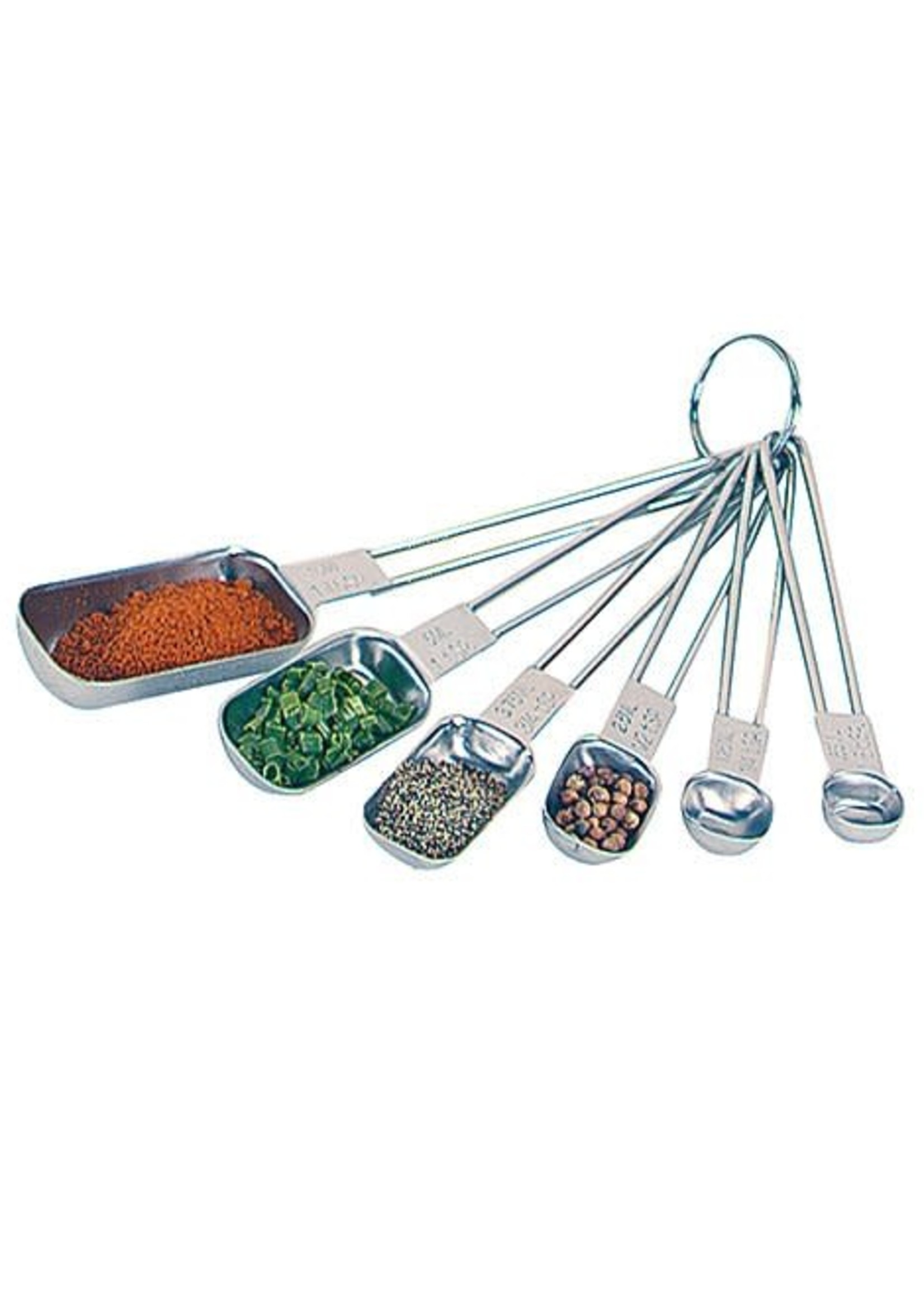 Foxrun *s/6 s/s Rectangular Measuring Spoons-Foxrun
