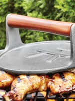 Outset *8" Round Cast Iron Grill Press-Foxrun