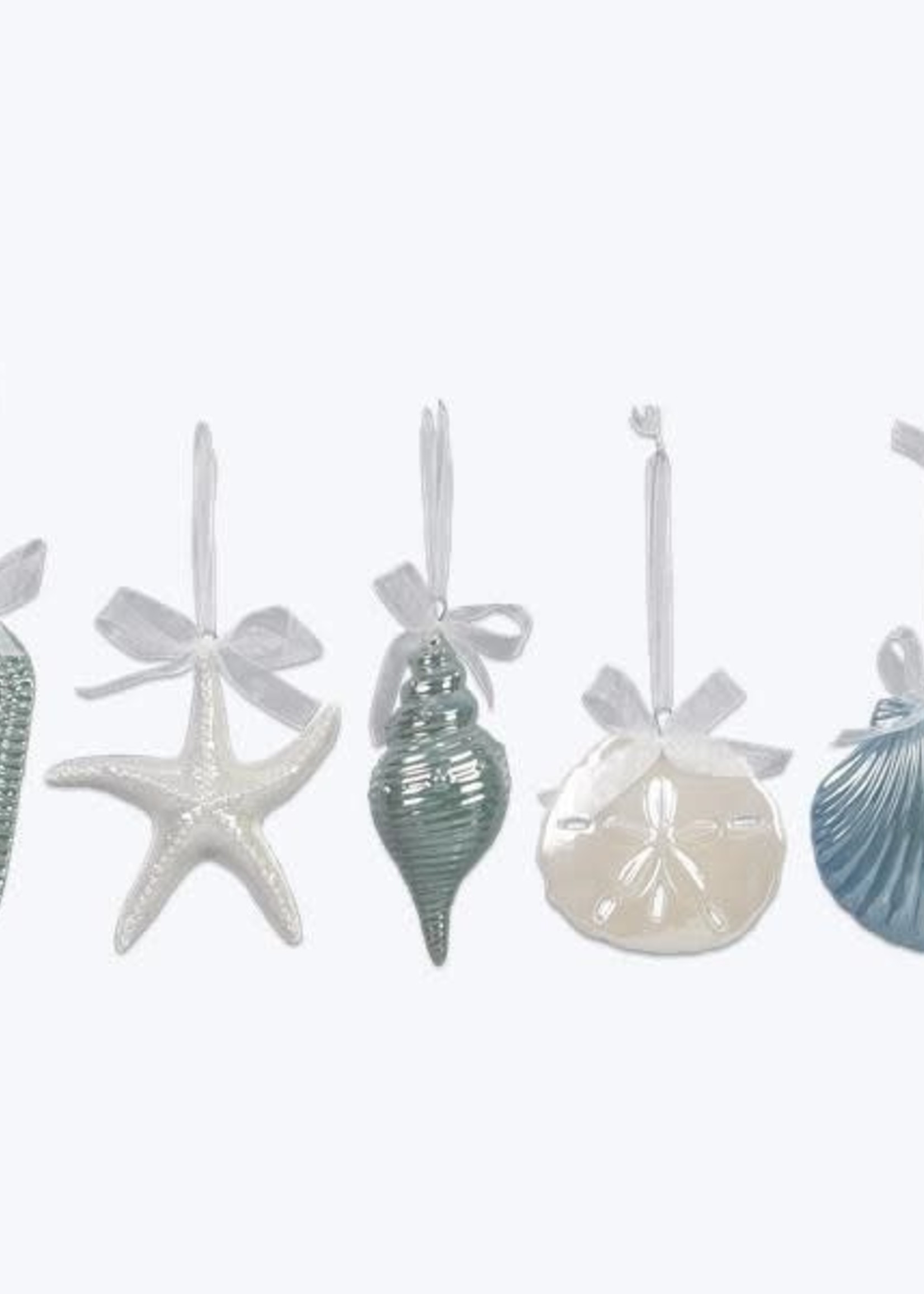 *Asstd Porcelain Sealife Ornaments-SDS