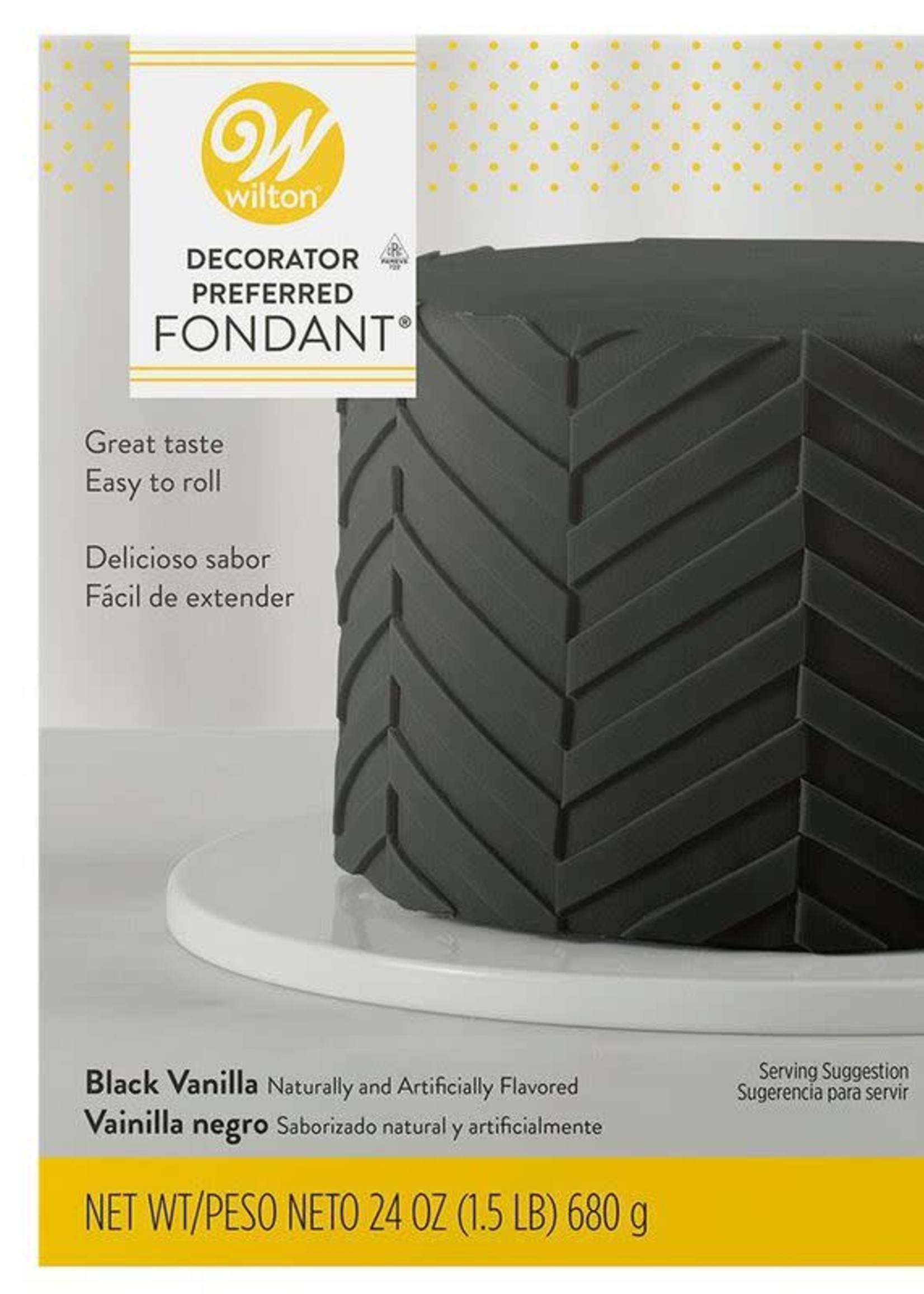 Wilton *1.5lb Blk Fondant-Wilton