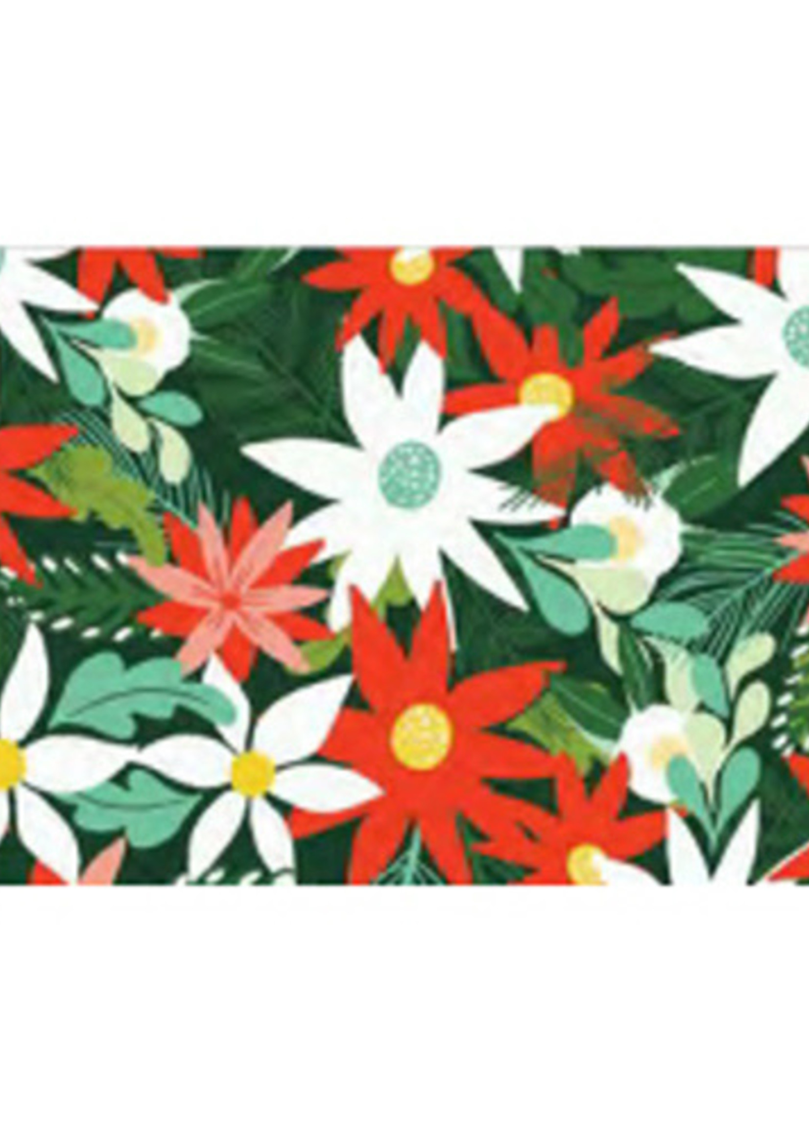 Creative Brands *24pk Paper Poinsettia Placemats-Design Home*