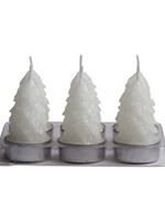 Tag *s/6 White Tree Tealight Candles-Design Home*