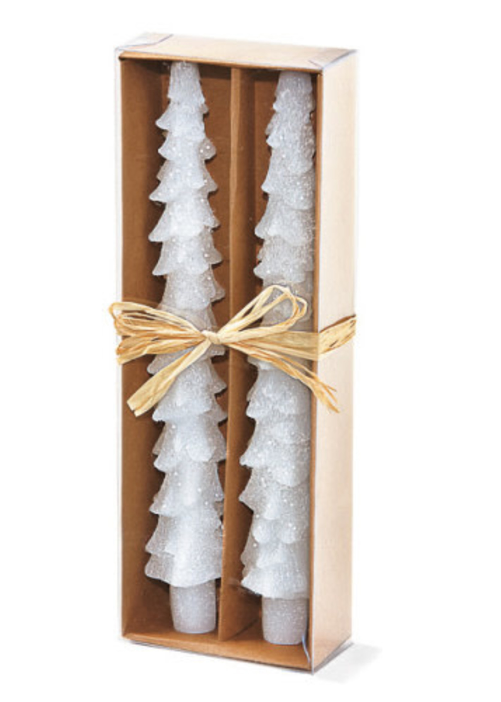 Tag *s/2 White Tree Taper Candles-Design Home*