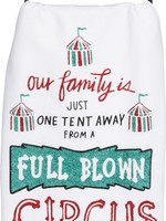 Primitives by Kathy *White Full Blown Tent Tea Towel-Candym